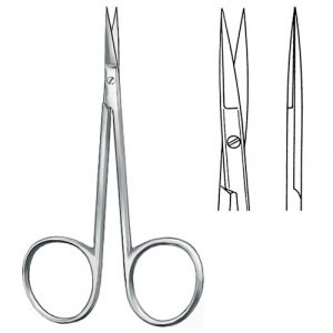 Delicate Scissors pointed/pointed Straight 9 cm | Zainsa Ins