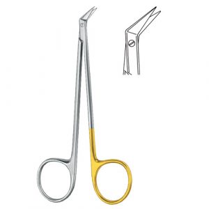DiethriCh-Salyer Scissors Angled 12 cm | Zainsa Instruments