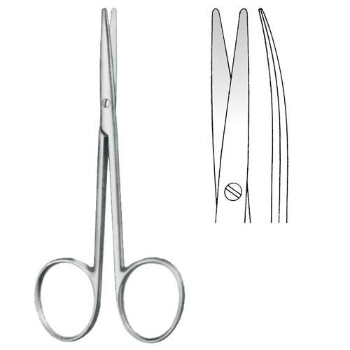 Dissecting Scissors blunt/blunt Curved - Zainsa Instruments