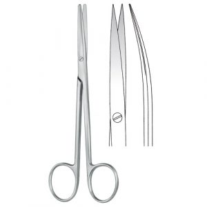 Dissecting Scissors pointed/pointed Curved | Zainsa Instr...