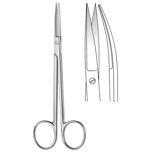 Joseph Scissors pointed/pointed Curved - Zainsa Instruments