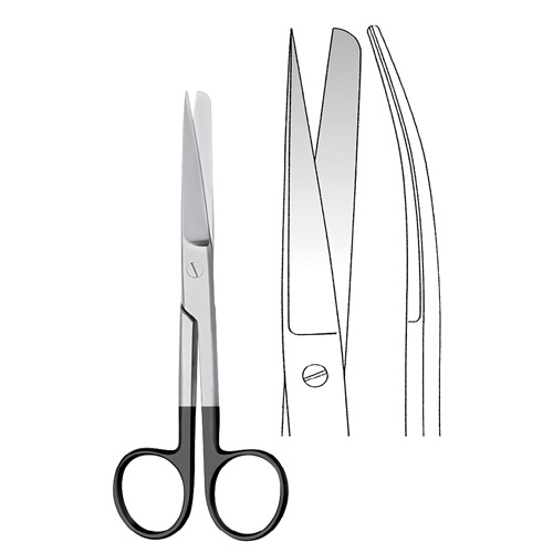 Operating Scissors Super Cut pointed/blunt Curved | Zainsa