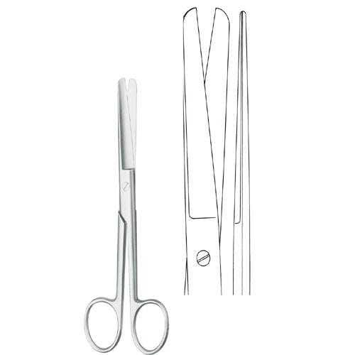 Operating Scissors blunt/blunt Straight - Zainsa Instruments