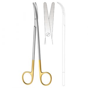 TC De Bakey Dissecting Scissors 17.5 cm | Zainsa Instruments