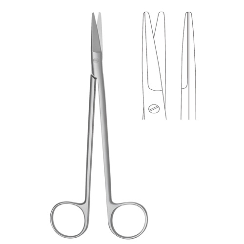 Toennis Scissors Straight 18 cm | Toennis Schere | Zainsa