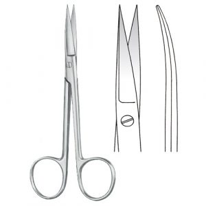 Wagner Scissors pointed/pointed Curved - Zainsa Instruments