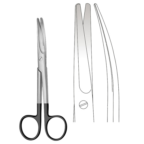 Super Cut Mayo Scissors Curved 23.5 cm | Zainsa Instruments