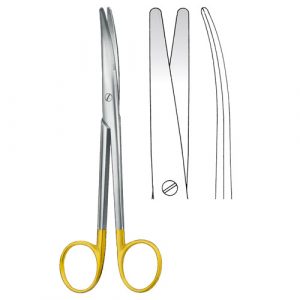 TC Lexer Fine Scissors Curved | TC Scissors | Zainsa Instr