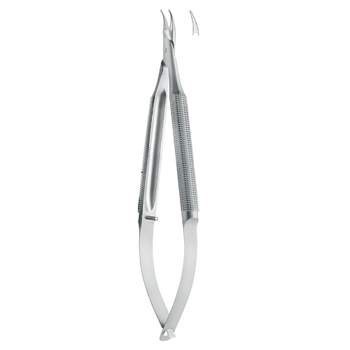 Micro Needle Holder Without Lock Curved - Zainsa Instruments