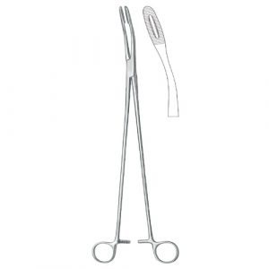Tunneling Forceps Curved 39.5 cm - Zainsa Instruments