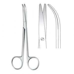Fomon Nasal Scissors Curved 14 cm | Zainsa Instruments
