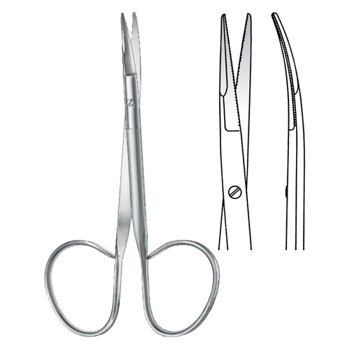 Kaye Face lift Scissors Curved | Surgery Scissors | Zainsa
