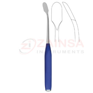 Silicone Coated Handle Round Curved Raspatory | Zainsa Instruments