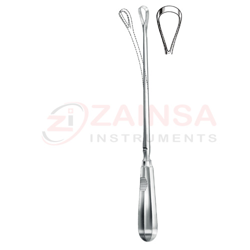 Malleable Sharp Recamier Uterine Curette | Zainsa Instruments