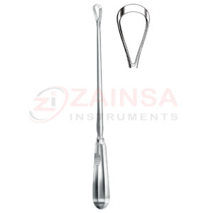 Rigid Sharp Recamier Uterine Curette | Zainsa Instruments